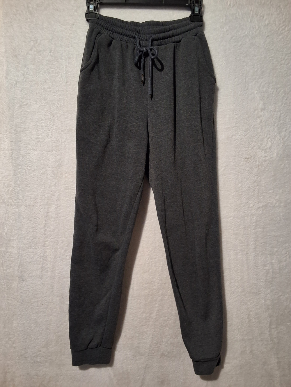 Men's Dark Gray Drawstring Jogger Sweatpants